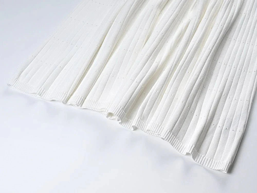 AMALYA Sommerkleid - Weiß & Blau