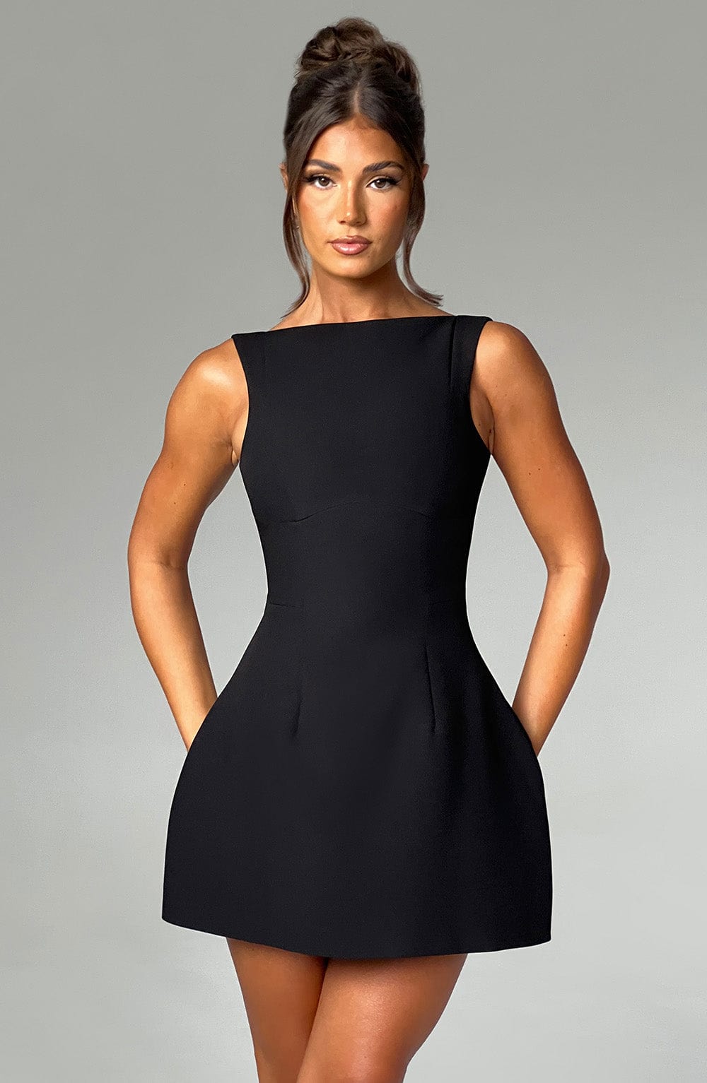 ALENA Mini Dress - Schwarz