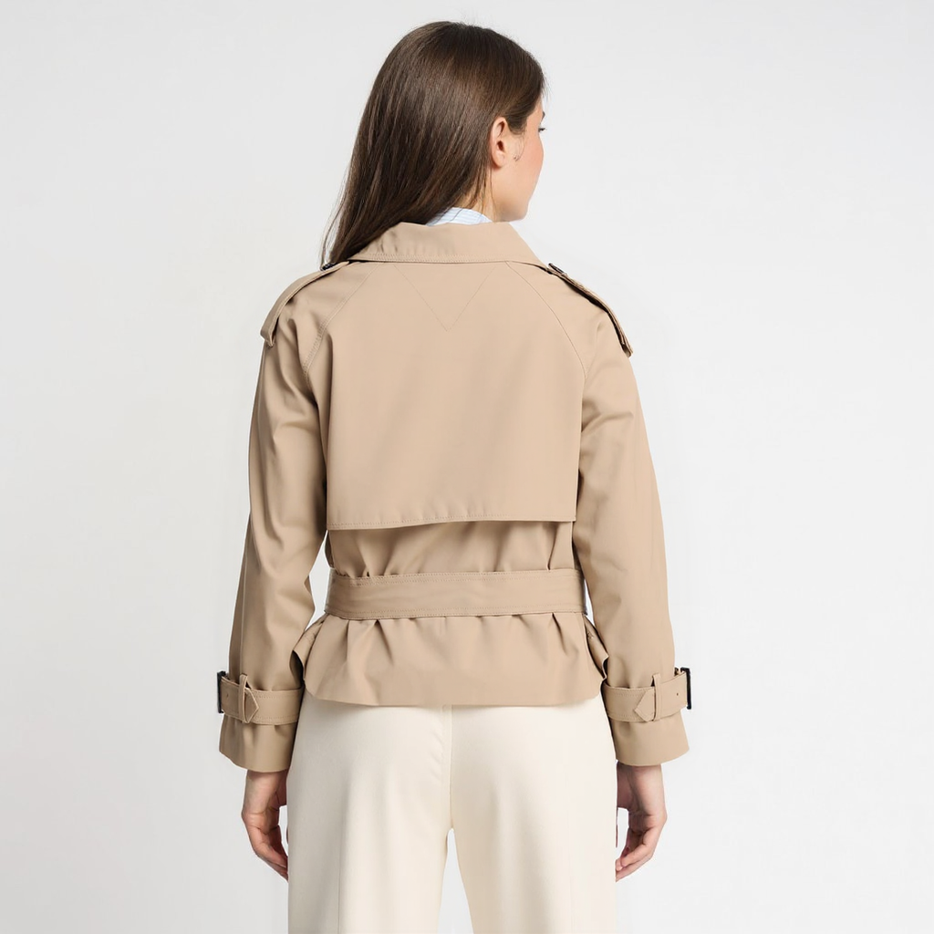 NAIMA Cropped Trenchcoat