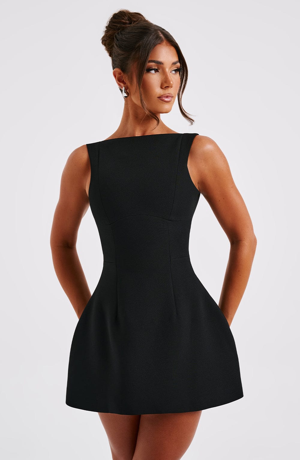 ALENA Mini Dress - Schwarz