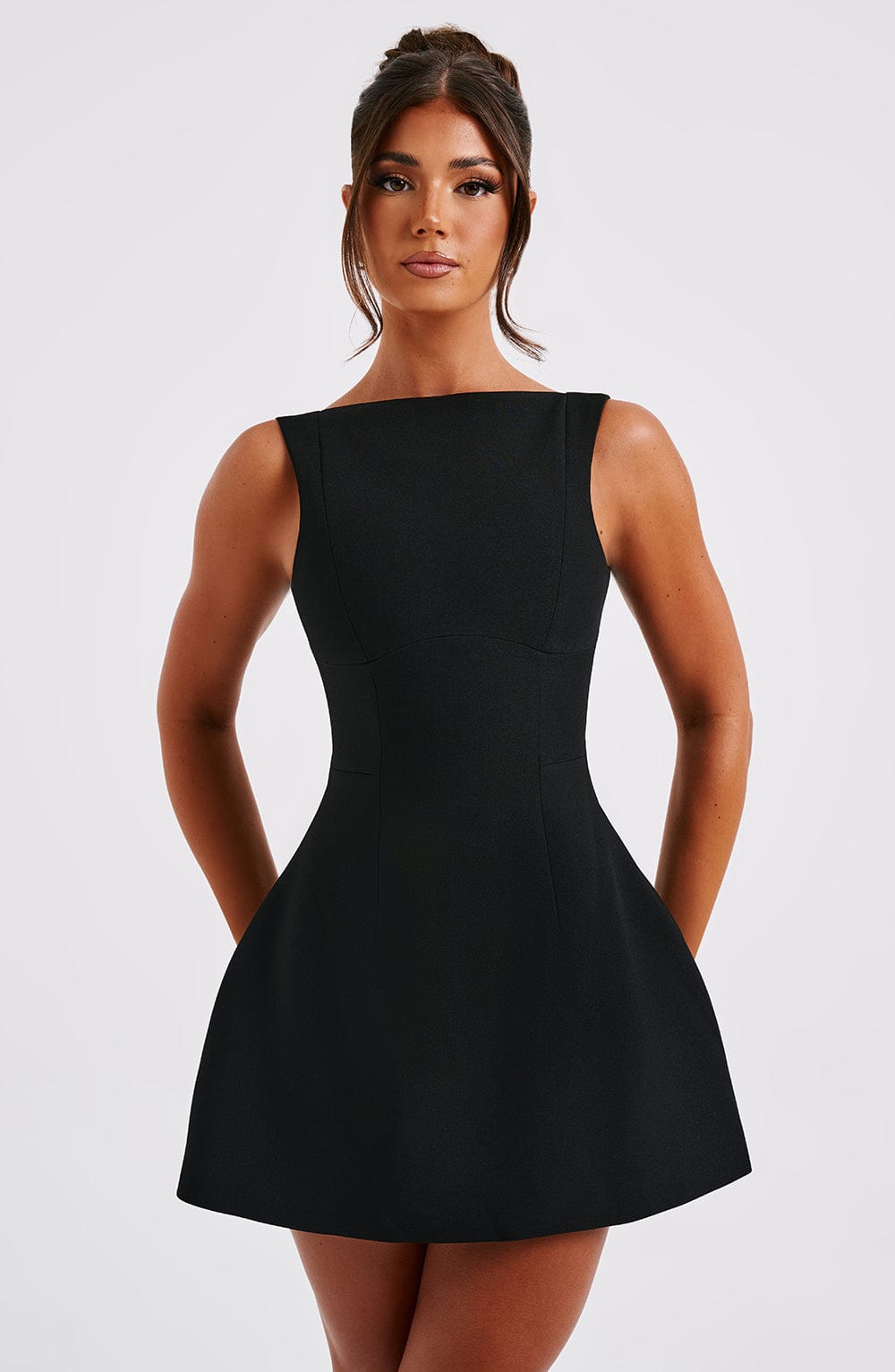 ALENA Mini Dress - Schwarz